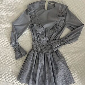 English Factory Navy Striped Blouse